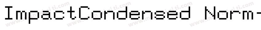 ImpactCondensed Norm字体转换